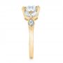 18k Yellow Gold 18k Yellow Gold Custom Marquise Diamond Engagement Ring - Side View -  100647 - Thumbnail