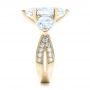 18k Yellow Gold 18k Yellow Gold Custom Marquise Diamond Engagement Ring - Side View -  101227 - Thumbnail