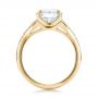 14k Yellow Gold 14k Yellow Gold Custom Micro-pave Diamond Engagement Ring - Front View -  100571 - Thumbnail