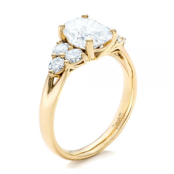 Custom Moissanite Engagement Ring - Image