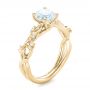 14k Yellow Gold 14k Yellow Gold Custom Organic Diamond Engagement Ring - Three-Quarter View -  102313 - Thumbnail