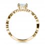 14k Yellow Gold 14k Yellow Gold Custom Organic Engagement Ring - Front View -  1466 - Thumbnail