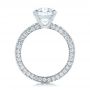  Platinum Platinum Custom Pave Diamond Eternity Engagement Ring - Front View -  102143 - Thumbnail