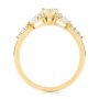 18k Yellow Gold 18k Yellow Gold Custom Pear And Marquise Diamond Engagement Ring - Front View -  104172 - Thumbnail