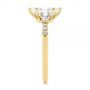 18k Yellow Gold 18k Yellow Gold Custom Pear And Marquise Diamond Engagement Ring - Side View -  104172 - Thumbnail