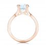 14k Rose Gold 14k Rose Gold Custom Diamond Engagement Ring - Front View -  102065 - Thumbnail