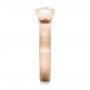 14k Rose Gold 14k Rose Gold Custom Sapphire Engagment Ring - Side View -  100805 - Thumbnail