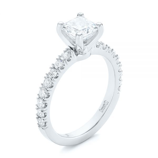 Elegant Princess Cut Engagement Rings