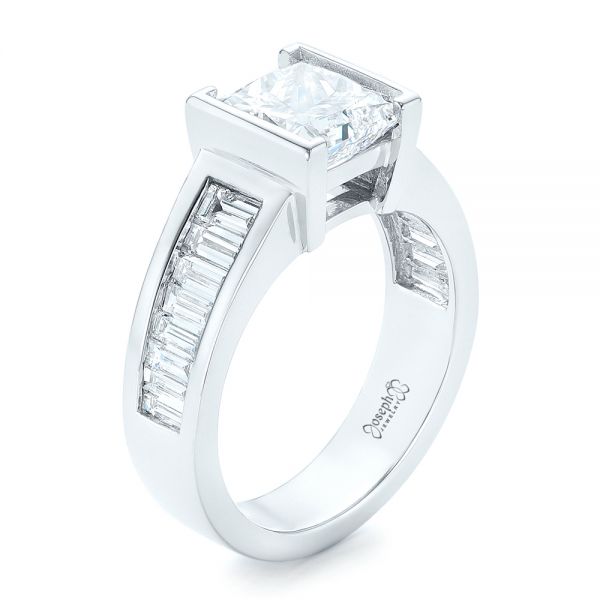 Custom Princess Cut Diamond Engagement Ring - reference design