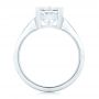  Platinum Platinum Custom Princess Cut Diamond Engagement Ring - Front View -  102536 - Thumbnail