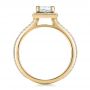 18k Yellow Gold 18k Yellow Gold Custom Princess Cut Diamond Engagement Ring - Front View -  100250 - Thumbnail