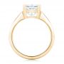 18k Yellow Gold 18k Yellow Gold Custom Princess Cut Diamond Engagement Ring - Front View -  102536 - Thumbnail