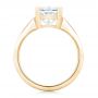 14k Yellow Gold 14k Yellow Gold Custom Princess Cut Diamond Engagement Ring - Front View -  102536 - Thumbnail