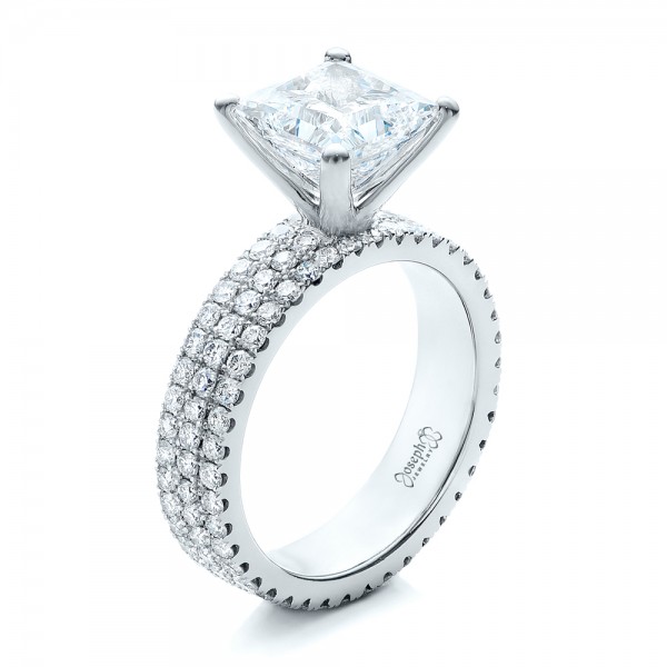  Princess  Cut  Engagement Rings  Custom Design in Bellevue 