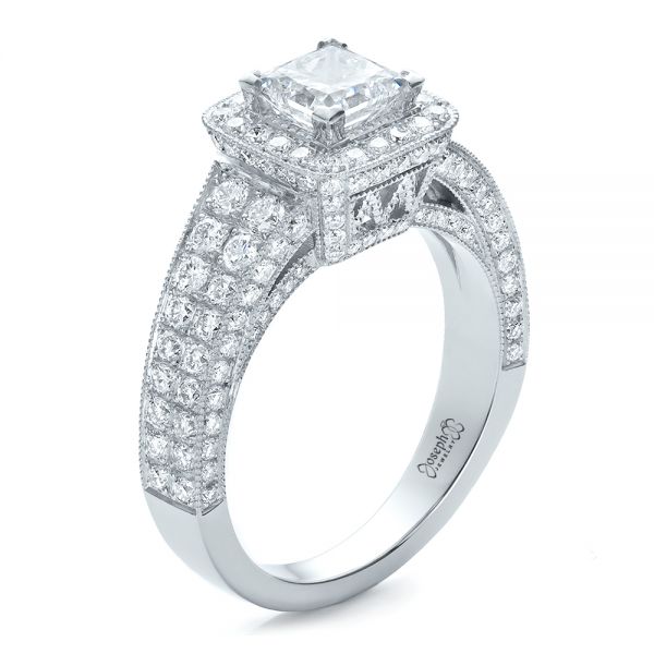 1-1/2 CT. Certified Princess-Cut Diamond Solitaire Engagement Ring in 14K  White Gold (J/I1) | Zales Outlet