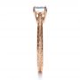 14k Rose Gold 14k Rose Gold Custom Prong Engagement Ring - Side View -  1375 - Thumbnail