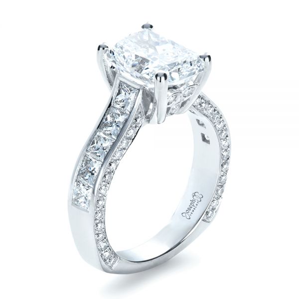 Custom Radiant Cut Engagement Ring - Image