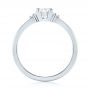 18k White Gold 18k White Gold Custom Diamond Engagement Ring - Front View -  103212 - Thumbnail