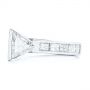 18k White Gold 18k White Gold Custom Diamond Engagement Ring - Top View -  102884 - Thumbnail