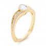 18k Yellow Gold 18k Yellow Gold Custom Diamond Engagement Ring - Three-Quarter View -  102869 - Thumbnail