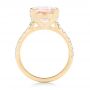 18k Yellow Gold 18k Yellow Gold Custom Morganite And Diamond Engagement Ring - Front View -  102933 - Thumbnail