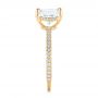 14k Yellow Gold 14k Yellow Gold Custom Pave Diamond Engagement Ring - Side View -  104690 - Thumbnail