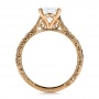  14K Gold 14K Gold Custom Solitaire Engagement Ring - Front View -  100780 - Thumbnail