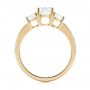14k Yellow Gold 14k Yellow Gold Custom Three Stone Diamond Engagement Ring - Front View -  103651 - Thumbnail