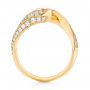 14k Yellow Gold 14k Yellow Gold Custom Yellow And White Diamond Engagement Ring - Front View -  103301 - Thumbnail