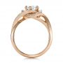 18k Rose Gold 18k Rose Gold Custom Diamond Engagement Ring - Front View -  100438 - Thumbnail