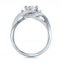 14k White Gold 14k White Gold Custom Diamond Engagement Ring - Front View -  100438 - Thumbnail