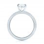 18k White Gold 18k White Gold Custom Diamond Engagement Ring - Front View -  103550 - Thumbnail