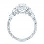 18k White Gold 18k White Gold Custom Diamond Engagement Ring - Front View -  103600 - Thumbnail