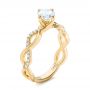 14k Yellow Gold 14k Yellow Gold Custom Diamond Engagement Ring - Three-Quarter View -  102059 - Thumbnail