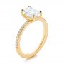 18k Yellow Gold 18k Yellow Gold Custom Diamond Engagement Ring - Three-Quarter View -  103471 - Thumbnail