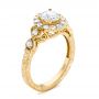 14k Yellow Gold 14k Yellow Gold Custom Diamond Engagement Ring - Three-Quarter View -  103600 - Thumbnail