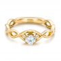 14k Yellow Gold 14k Yellow Gold Custom Diamond Engagement Ring - Flat View -  100922 - Thumbnail