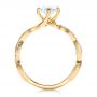 14k Yellow Gold 14k Yellow Gold Custom Diamond Engagement Ring - Front View -  102059 - Thumbnail