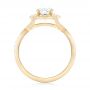 14k Yellow Gold 14k Yellow Gold Custom Diamond Engagement Ring - Front View -  102806 - Thumbnail
