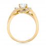 18k Yellow Gold 18k Yellow Gold Custom Diamond Engagement Ring - Front View -  102833 - Thumbnail