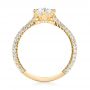 18k Yellow Gold 18k Yellow Gold Custom Diamond Engagement Ring - Front View -  103153 - Thumbnail