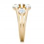 18k Yellow Gold 18k Yellow Gold Custom Diamond Engagement Ring - Side View -  100249 - Thumbnail