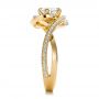 14k Yellow Gold 14k Yellow Gold Custom Diamond Engagement Ring - Side View -  100438 - Thumbnail