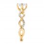 14k Yellow Gold 14k Yellow Gold Custom Diamond Engagement Ring - Side View -  102059 - Thumbnail