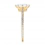 14k Yellow Gold 14k Yellow Gold Custom Diamond Engagement Ring - Side View -  103153 - Thumbnail