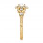 14k Yellow Gold 14k Yellow Gold Custom Diamond Engagement Ring - Side View -  103600 - Thumbnail