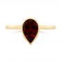 18k Yellow Gold 18k Yellow Gold Custom Ruby Solitaire Engagement Ring - Top View -  104041 - Thumbnail