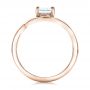 18k Rose Gold 18k Rose Gold Custom Solitaire Diamond Engagement Ring - Front View -  102011 - Thumbnail