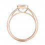 14k Rose Gold 14k Rose Gold Custom Solitaire Diamond Engagement Ring - Front View -  102029 - Thumbnail