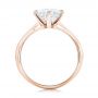 18k Rose Gold 18k Rose Gold Custom Solitaire Diamond Engagement Ring - Front View -  102600 - Thumbnail